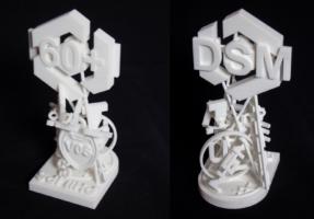 AU 1-RdV-20200414-Eerste 3D print speciaal ontworpen voor mijn DSM-afscheid